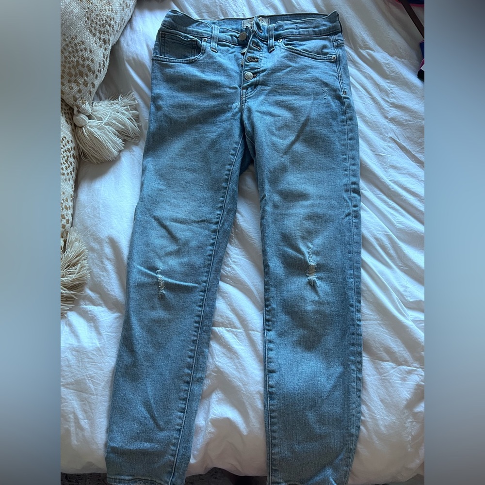 Size 27 Madewell 9” high rise skinny jeans